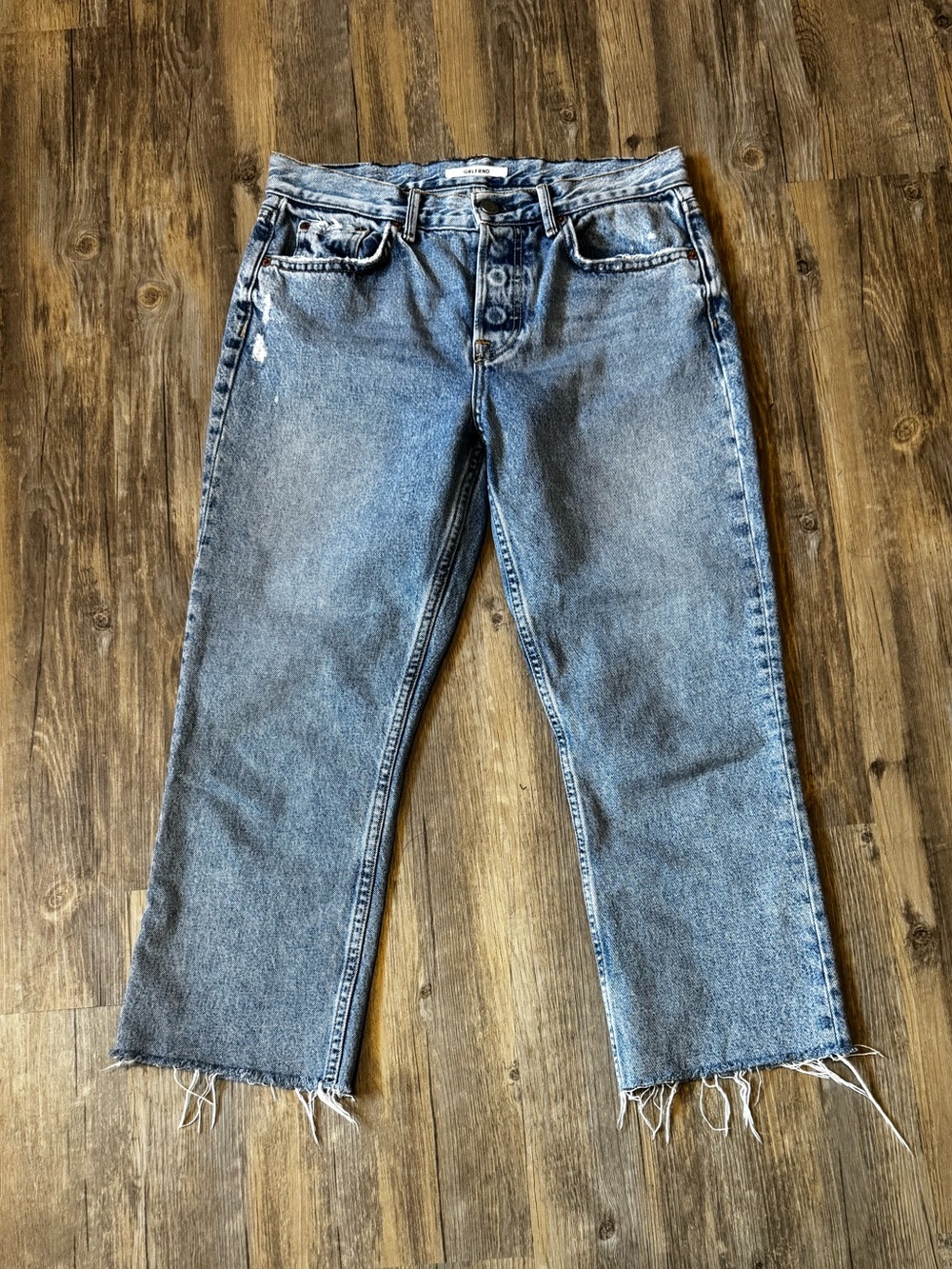 GRLFRND “Tatum” Cropped Jeans in the colour “Overdrive”
